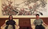2012年5月16日钓鱼台国宾馆领导邀请著名画家赵子忠先生到钓鱼台17号楼（芳菲苑）做客。
