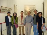 2009年西安美院校庆和校友著名画家王子武及同学们留影