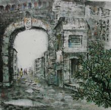 意大利罗马老城区拱门
